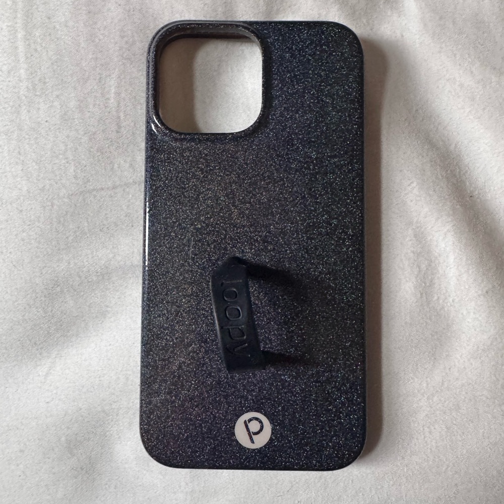 iPhone 13 Pro Max Loopy case - Black Sparkle
